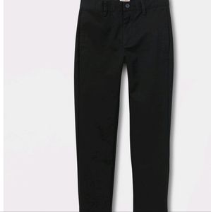 New Cat and Jack Black Chino uniform pants sz 18 boys husky
